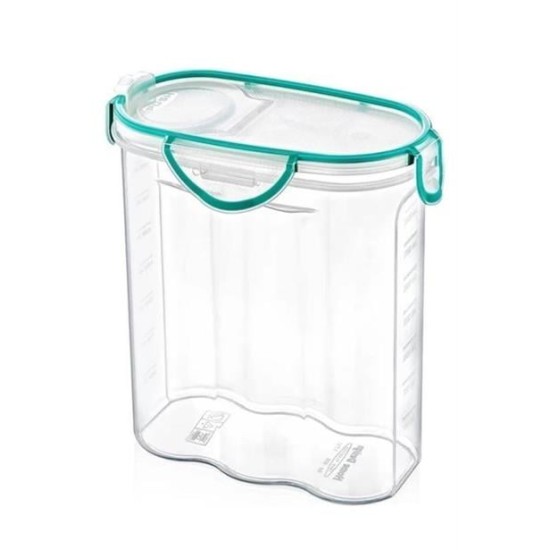 BUFFER® Kilitli Kapaklı Contalı Hava,Su Sıvı Geçirmez 2,4 Litre Erzak Saklama Kabı-SA590 BUFFER® Kilitli Kapaklı Contalı Hava,Su Sıvı Geçirmez 2,4 Litre Erzak Saklama Kabı-SA590