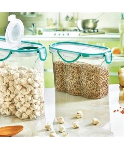 BUFFER® Kilitli Kapaklı Contalı Hava,Su Sıvı Geçirmez 1,2 Litre Erzak Saklama Kabı-SA580 BUFFER® Kilitli Kapaklı Contalı Hava,Su Sıvı Geçirmez 1,2 Litre Erzak Saklama Kabı-SA580