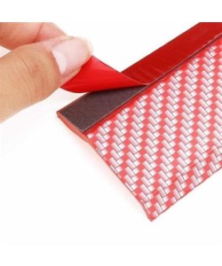 BUFFER® Kırmızı Renkli 2,5 Metre Araba Oto Ön Tampon Koruyucu Kauçuk Pratik Tampon Şerit Bant Döşeme BUFFER® Kırmızı Renkli 2,5 Metre Araba Oto Ön Tampon Koruyucu Kauçuk Pratik Tampon Şerit Bant Döşeme