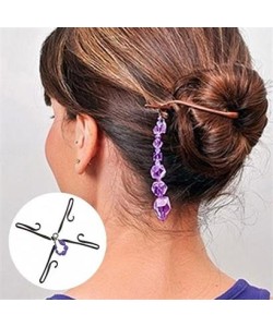 BUFFER® Kolay Saç Toplama Örgü Yapma Tokası Saç Şekillendirme Seti