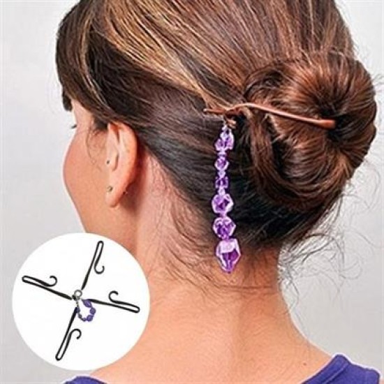 BUFFER® Kolay Saç Toplama Örgü Yapma Tokası Saç Şekillendirme Seti BUFFER® Kolay Saç Toplama Örgü Yapma Tokası Saç Şekillendirme Seti