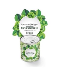 BUFFER® Konserve Bahçem Evde Konservede İri Yapraklı Kıvırcık Yetiştirme Kiti