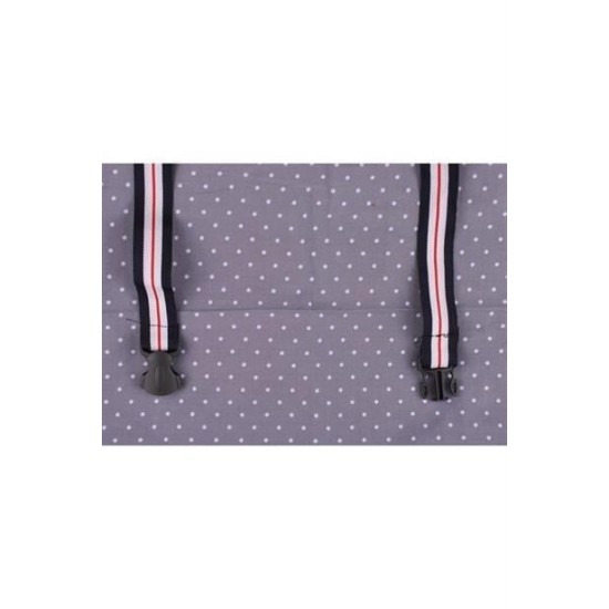 BUFFER® Kullanışlı Bebek Emzirme Önlüğü Gri Puantiyeli BUFFER® Kullanışlı Bebek Emzirme Önlüğü Gri Puantiyeli