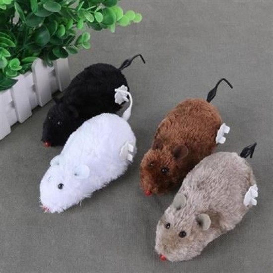 BUFFER® Kurmalı Kedi Eğitim Oyuncağı Tüylü Peluş Fare Yakalama İnteraktif Sevimli Eğlenceli Oyuncak BUFFER® Kurmalı Kedi Eğitim Oyuncağı Tüylü Peluş Fare Yakalama İnteraktif Sevimli Eğlenceli Oyuncak