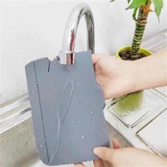 BUFFER® Lavabo İçin Silikon Esnek Mat Musluk Sapı Damlama Tutucu Raf Mutfak Tezgahı Sıçrama Koruma BUFFER® Lavabo İçin Silikon Esnek Mat Musluk Sapı Damlama Tutucu Raf Mutfak Tezgahı Sıçrama Koruma