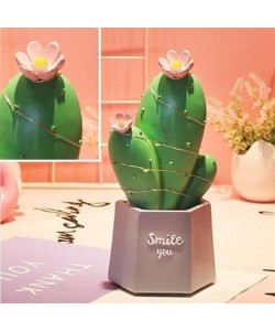 BUFFER® Led Işıklı Kaktüs Biblo Ev Dekorasyon ve Hediyelik Eşya Led Aydınlatma BUFFER® Led Işıklı Kaktüs Biblo Ev Dekorasyon ve Hediyelik Eşya Led Aydınlatma