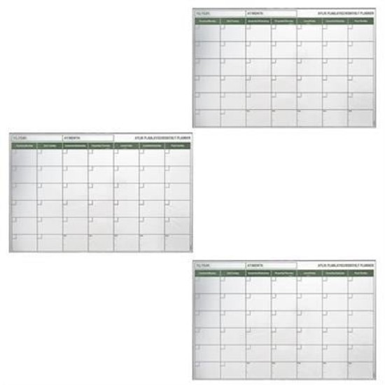 BUFFER® Manyetik Yapışkanlı Bir Aylık Program Planlayıcı Takvim 85x56 cm BUFFER® Manyetik Yapışkanlı Bir Aylık Program Planlayıcı Takvim 85x56 cm