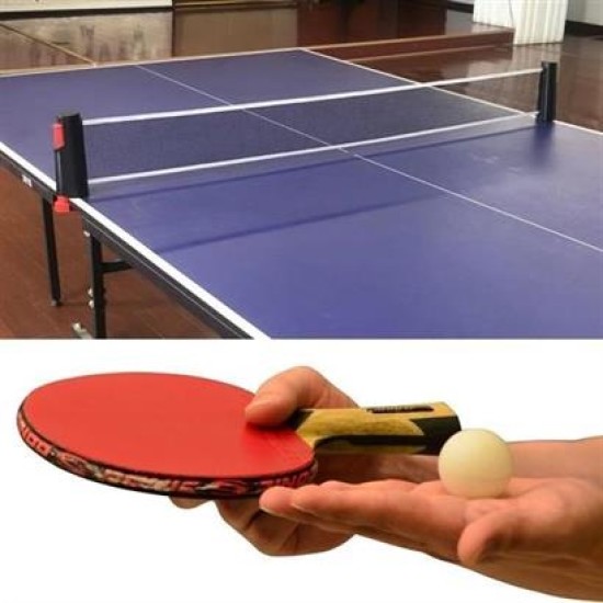 BUFFER® Masa Tenisi Spor ve Eğitim Seti Tüm Masalara Uyumlu Portatif File ve Ping Pong Ekipmanları BUFFER® Masa Tenisi Spor ve Eğitim Seti Tüm Masalara Uyumlu Portatif File ve Ping Pong Ekipmanları
