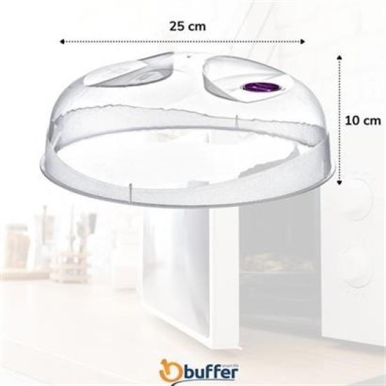 BUFFER® Mikrodalga Fırın Koruyucu Sızdırmaz Gıda Koruyucu Dayanıklı Yiyecek Isıtma Kapağı BUFFER® Mikrodalga Fırın Koruyucu Sızdırmaz Gıda Koruyucu Dayanıklı Yiyecek Isıtma Kapağı