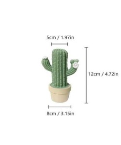 BUFFER® Mini Kaktüs Dekoratifli Pilli Led Masa Gece Lambası Aydınlatma BUFFER® Mini Kaktüs Dekoratifli Pilli Led Masa Gece Lambası Aydınlatma