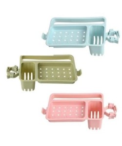 BUFFER® Musluğa Takılan Sünger Havlu Askılı Sabun Hazneli mutfak Banyo Lavabo Düzenleyici Organizer BUFFER® Musluğa Takılan Sünger Havlu Askılı Sabun Hazneli mutfak Banyo Lavabo Düzenleyici Organizer