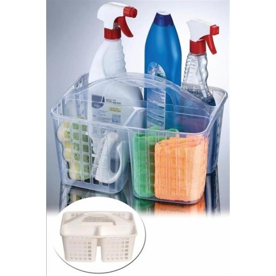 BUFFER® Mutfak ve Banyo Dolap İçi Temizlik Malzemesi Düzenleyici Sepet BUFFER® Mutfak ve Banyo Dolap İçi Temizlik Malzemesi Düzenleyici Sepet