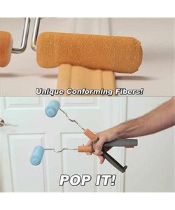 BUFFER® Nano Süngerli Damlatmaz Mobilya ve Duvar Boyama Rulosu Hem Köşe Hem Düz Zemin BUFFER® Nano Süngerli Damlatmaz Mobilya ve Duvar Boyama Rulosu Hem Köşe Hem Düz Zemin