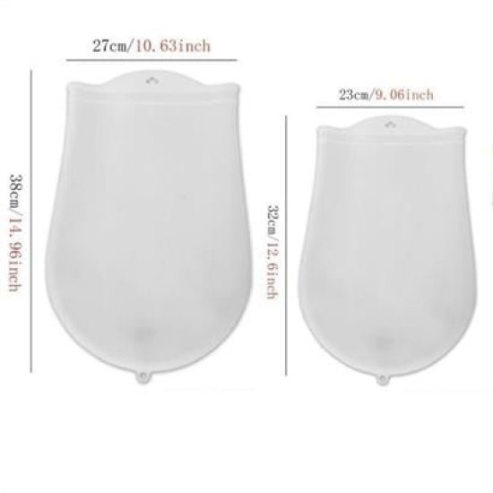 BUFFER® Orta Hamur Torbası Silikon Şeffaf Hamur Yoğurma Torbası Ekmek Makarna Mantı Hamuru Kolay Yo BUFFER® Orta Hamur Torbası Silikon Şeffaf Hamur Yoğurma Torbası Ekmek Makarna Mantı Hamuru Kolay Yo