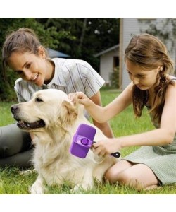 BUFFER® Otomatik Temizlenebilen Tuşlu Pratik Kedi Köpek Tüy Toplama Fırçası BUFFER® Otomatik Temizlenebilen Tuşlu Pratik Kedi Köpek Tüy Toplama Fırçası