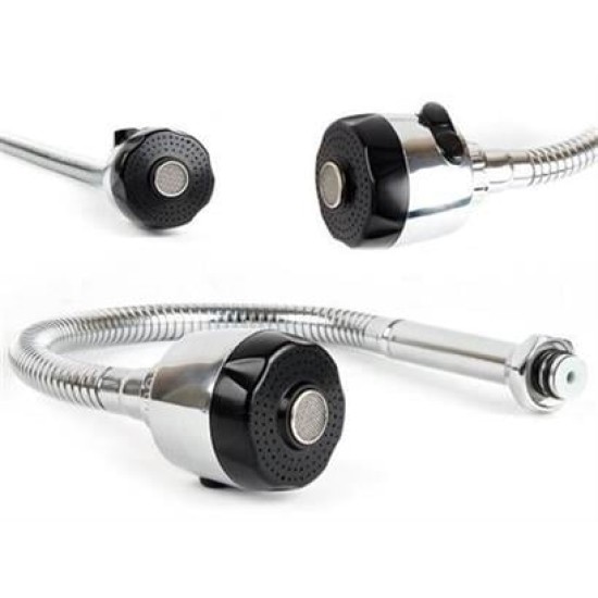 BUFFER® Oynar Başlıklı 2 Fonksiyonlu Spiral Musluk Başlığı Mutfak Hortumu BUFFER® Oynar Başlıklı 2 Fonksiyonlu Spiral Musluk Başlığı Mutfak Hortumu