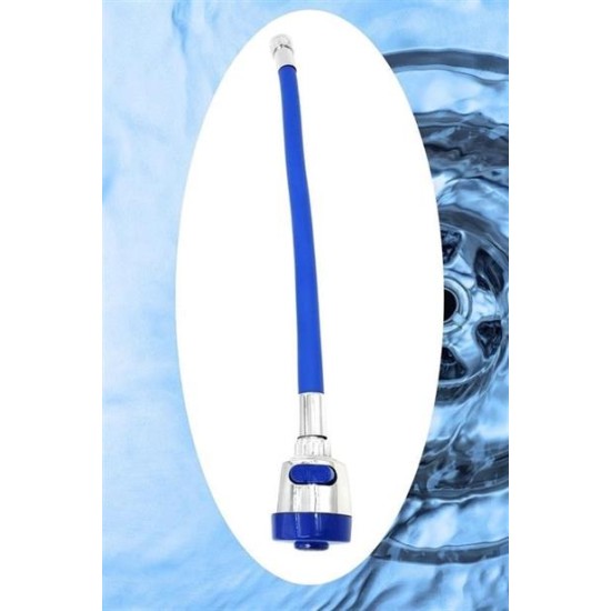 BUFFER® Oynar Başlıklı Tasarruflu Kubar Musluk Borusu ve Başlığı Mavi BUFFER® Oynar Başlıklı Tasarruflu Kubar Musluk Borusu ve Başlığı Mavi