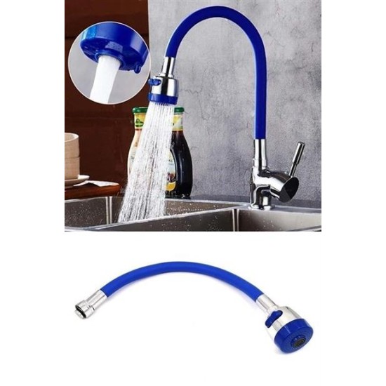 BUFFER® Oynar Başlıklı Tasarruflu Kubar Musluk Borusu ve Başlığı Mavi BUFFER® Oynar Başlıklı Tasarruflu Kubar Musluk Borusu ve Başlığı Mavi