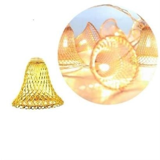 BUFFER® Parti ve Özel Gün Dekorasyonu Çan Şeklinde Metal Şerit Led Işık BUFFER® Parti ve Özel Gün Dekorasyonu Çan Şeklinde Metal Şerit Led Işık