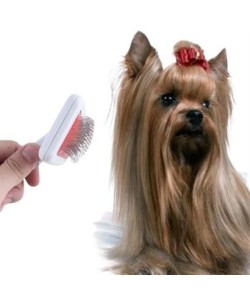 BUFFER® Paslanmaz Evcil Hayvan Kedi Köpek Tüy Tarama Toplama Fırçası Kolay Temizlenir Bakım Aleti BUFFER® Paslanmaz Evcil Hayvan Kedi Köpek Tüy Tarama Toplama Fırçası Kolay Temizlenir Bakım Aleti