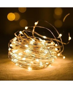 BUFFER® Peri Led Işık 28 Ledli  3 Metre Sarı Led Şerit Aydınlatma Spot Led