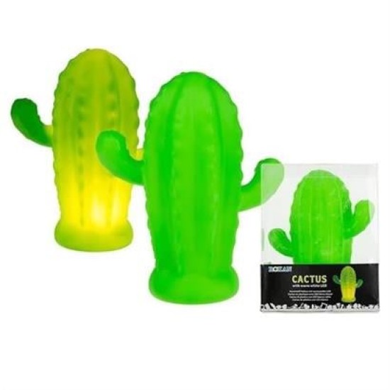 BUFFER® Pilli Silikon Led Işıklı Sevimli Kaktüs Gece Lambası Aydınlatması BUFFER® Pilli Silikon Led Işıklı Sevimli Kaktüs Gece Lambası Aydınlatması