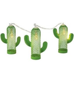 BUFFER® Pilli Yeşil Kaktüs Led Işık Zinciri Dekoratif Süs Aydınlatması BUFFER® Pilli Yeşil Kaktüs Led Işık Zinciri Dekoratif Süs Aydınlatması