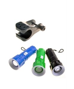 BUFFER® Pilli Zoomlu Ledli Bisiklet Ön Farı El Feneri Aydınlatma Lambası BUFFER® Pilli Zoomlu Ledli Bisiklet Ön Farı El Feneri Aydınlatma Lambası