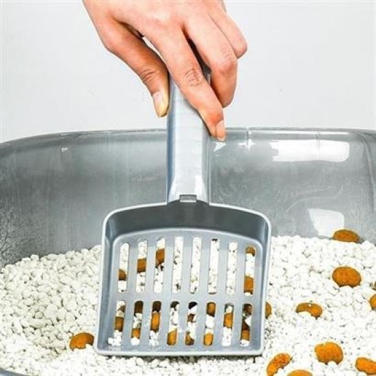 BUFFER® Plastik Evcil Hayvan Kedi Kumu Temizleme Eleme Küreği BUFFER® Plastik Evcil Hayvan Kedi Kumu Temizleme Eleme Küreği