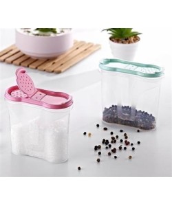 BUFFER® Plastik Kapaklı Majör Baharatlık Baharat Saklama Kutusu Kabı BUFFER® Plastik Kapaklı Majör Baharatlık Baharat Saklama Kutusu Kabı