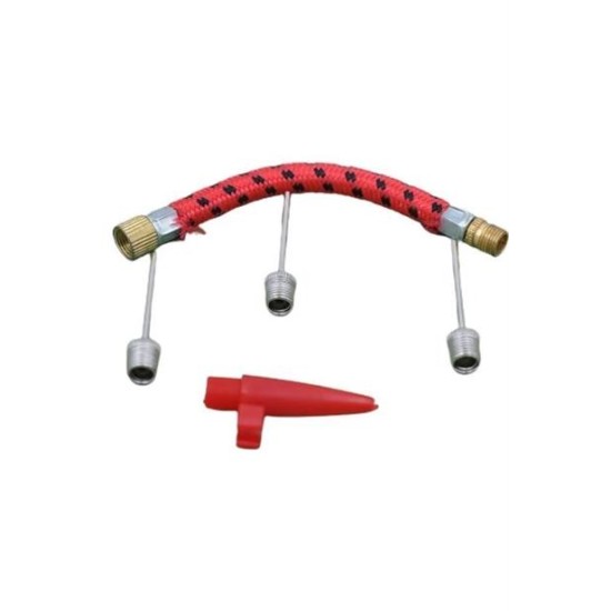 BUFFER® Pompa İğne Başlık Seti Top Bisiklet Lastiği Şişirme İğneleri BUFFER® Pompa İğne Başlık Seti Top Bisiklet Lastiği Şişirme İğneleri