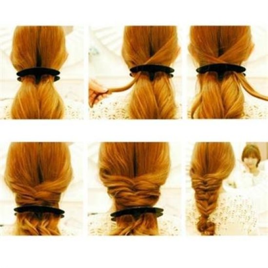 BUFFER® Pratik Balık Sırtı Yapma ve Saç Ayırma Aleti Aparatı BUFFER® Pratik Balık Sırtı Yapma ve Saç Ayırma Aleti Aparatı