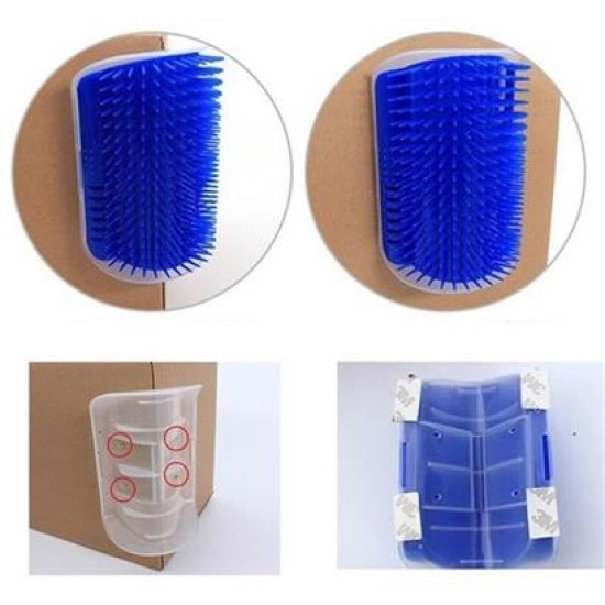 BUFFER® Pratik Kedi Tüyü Kaşıma Ve Tarama Aparatı Duvara Monte Kaşıma Aleti BUFFER® Pratik Kedi Tüyü Kaşıma Ve Tarama Aparatı Duvara Monte Kaşıma Aleti