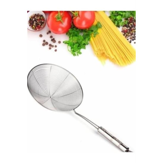 BUFFER® Pratik Kullanışlı 12 Cm Yağ Kevgiri Kızartma Haşlama Süzgeci BUFFER® Pratik Kullanışlı 12 Cm Yağ Kevgiri Kızartma Haşlama Süzgeci