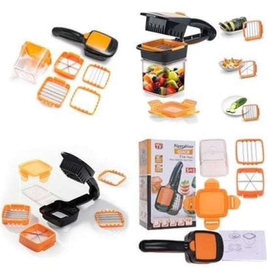 BUFFER® Quick 5 İn 1 Büyük Hazneli Pratik Hızlı Meyve Sebze Doğrayıcı Rende BUFFER® Quick 5 İn 1 Büyük Hazneli Pratik Hızlı Meyve Sebze Doğrayıcı Rende