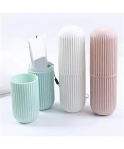 BUFFER® Seyahat Tipi Plastik Diş Fırçası Gözlük Kalem Fırça Erzak Saklama Kabı Düzenleme Kalemlik BUFFER® Seyahat Tipi Plastik Diş Fırçası Gözlük Kalem Fırça Erzak Saklama Kabı Düzenleme Kalemlik