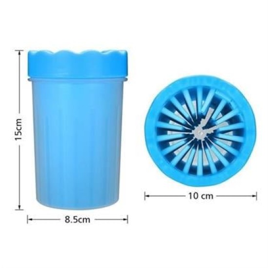 BUFFER® Silikon Jel Fırçalı Kedi Köpek Pati Ayak Yıkama Temizleme Kovası (Küçük) BUFFER® Silikon Jel Fırçalı Kedi Köpek Pati Ayak Yıkama Temizleme Kovası (Küçük)