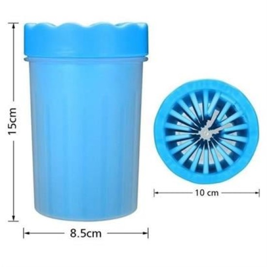 BUFFER® Silikon Jel Fırçalı Kedi Köpek Pati Ayak Temizleme Kovası Büyük BUFFER® Silikon Jel Fırçalı Kedi Köpek Pati Ayak Temizleme Kovası Büyük