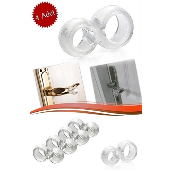 BUFFER® Silikon Kapı & Pencere Vurma Önleyici Stoper Kapı Tamponu 4 Adet BUFFER® Silikon Kapı & Pencere Vurma Önleyici Stoper Kapı Tamponu 4 Adet