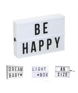 BUFFER® Sinematik Lightbox Dekorasyon Aydınlatma Aksesuarları (A5 Boyut) BUFFER® Sinematik Lightbox Dekorasyon Aydınlatma Aksesuarları (A5 Boyut)