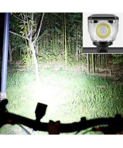 BUFFER® Solar Enerjili USB ile Şarj Edilebilir Ledli Bisiklet Feneri Kornalı ve Su Geçirmez Far BUFFER® Solar Enerjili USB ile Şarj Edilebilir Ledli Bisiklet Feneri Kornalı ve Su Geçirmez Far