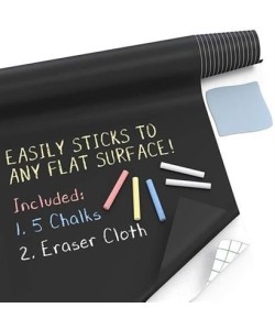 BUFFER® Sticker Rulo Yapışkanlı Çocuk Yazı Yazma Tahtası Yazı Yazma Sticker