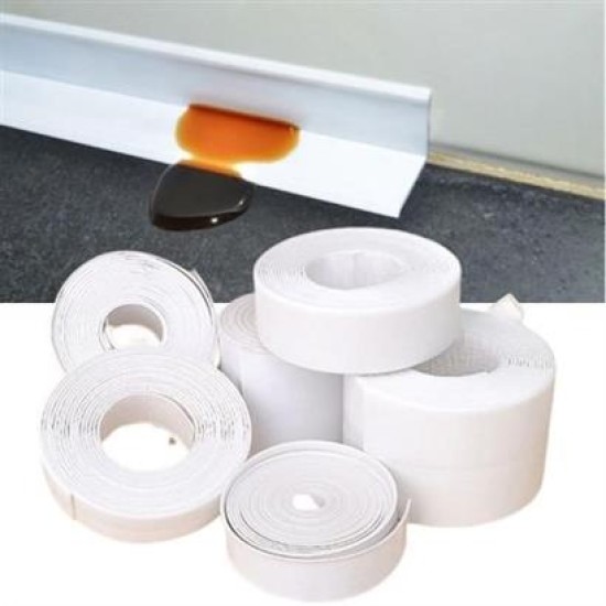 BUFFER® Su Sızdırmaz Banyo Mutfak Lavabo Küvet İzolasyon Şerit Bant BUFFER® Su Sızdırmaz Banyo Mutfak Lavabo Küvet İzolasyon Şerit Bant