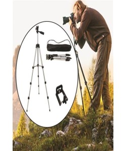 BUFFER® Taşıma Çantalı 130 cm Profesyonel Alüminyum Kamera Tripodu BUFFER® Taşıma Çantalı 130 cm Profesyonel Alüminyum Kamera Tripodu