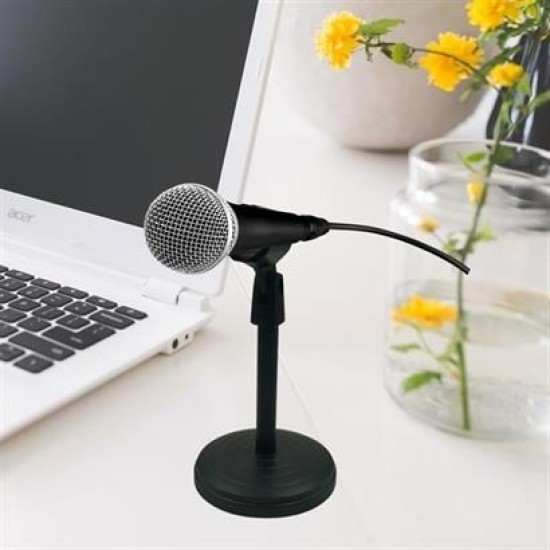 BUFFER® Tek Ayaklı Taşınabilir Mini Masaüstü Mikrofon Sabitleme Standı BUFFER® Tek Ayaklı Taşınabilir Mini Masaüstü Mikrofon Sabitleme Standı