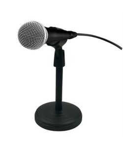 BUFFER® Tek Ayaklı Taşınabilir Mini Masaüstü Mikrofon Sabitleme Standı