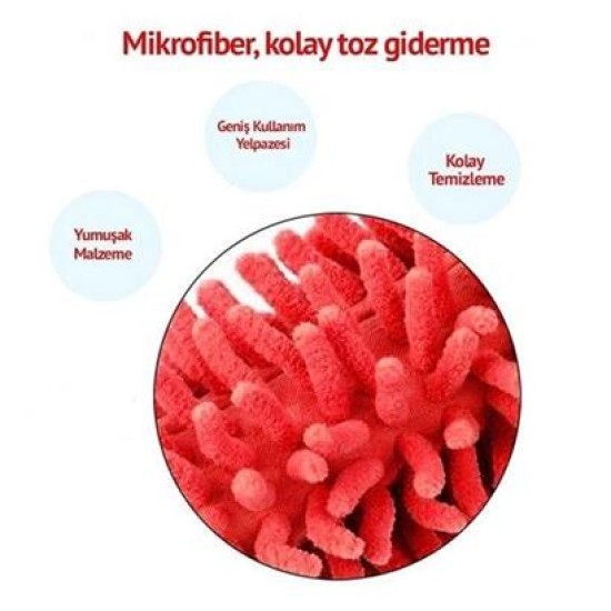 BUFFER® Teleskopik Mikrofiber Pratik Uzayabilen Toz Alma Fırçası Aparatı BUFFER® Teleskopik Mikrofiber Pratik Uzayabilen Toz Alma Fırçası Aparatı