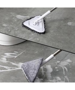 BUFFER® Teleskopik Saplı 150 cm Üçgen Mop Cam Duvar Tavan Fayans Parke Temizleyici Mop BUFFER® Teleskopik Saplı 150 cm Üçgen Mop Cam Duvar Tavan Fayans Parke Temizleyici Mop