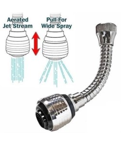 BUFFER® Turbo Flex 2 Aşamalı Plastik Esnek Musluk Başlığı Pratik Tak Kullan BUFFER® Turbo Flex 2 Aşamalı Plastik Esnek Musluk Başlığı Pratik Tak Kullan