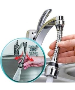 BUFFER® Turbo Flex 2 Aşamalı Plastik Esnek Musluk Başlığı Pratik Tak Kullan